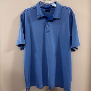 Bolle Blue Men's Performance Golf Polo Shirt. Size XL